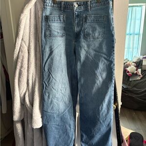 Women's Blue Flare & Wide Leg Jeans